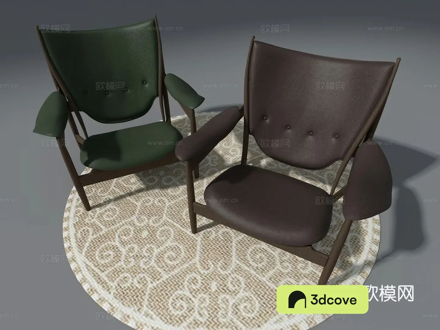 Leather leisure chair