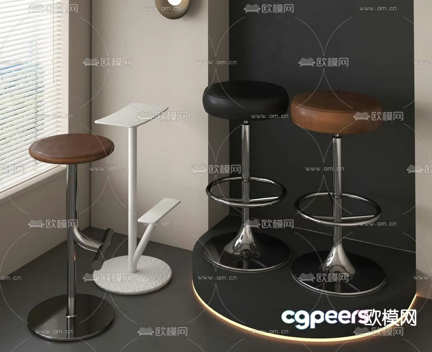 Bar stool bar stool bar stool 3d model