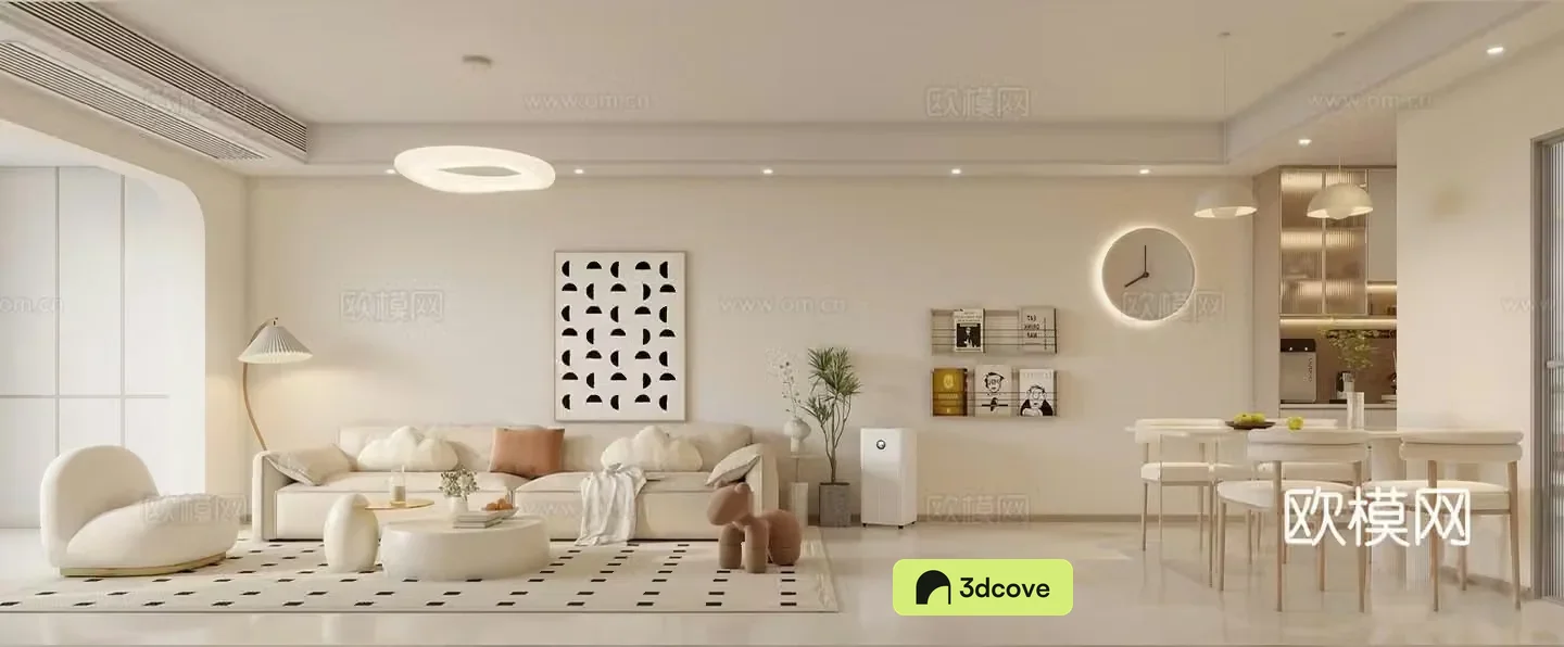 Modern Cream Style Restaurant