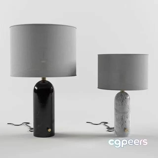 3ds Max Free – Gubi gravity table lamp