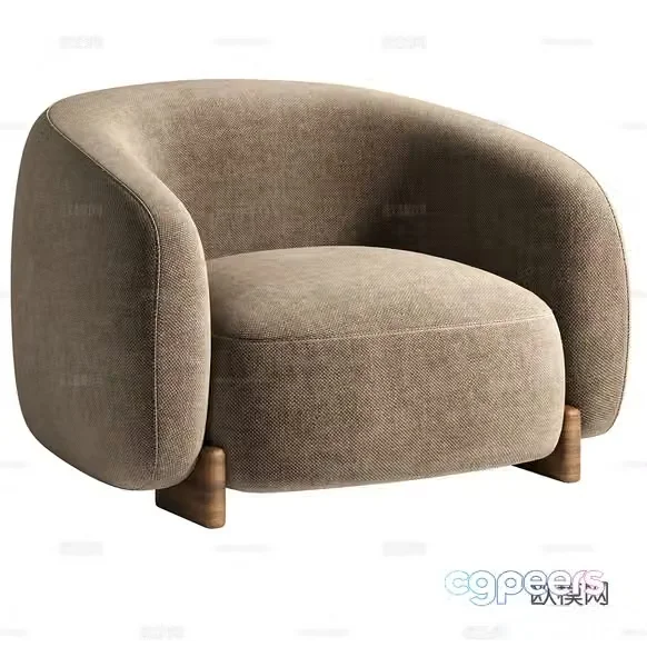 Modern Gray Chair 3D Model – 4501 – CORONA Render