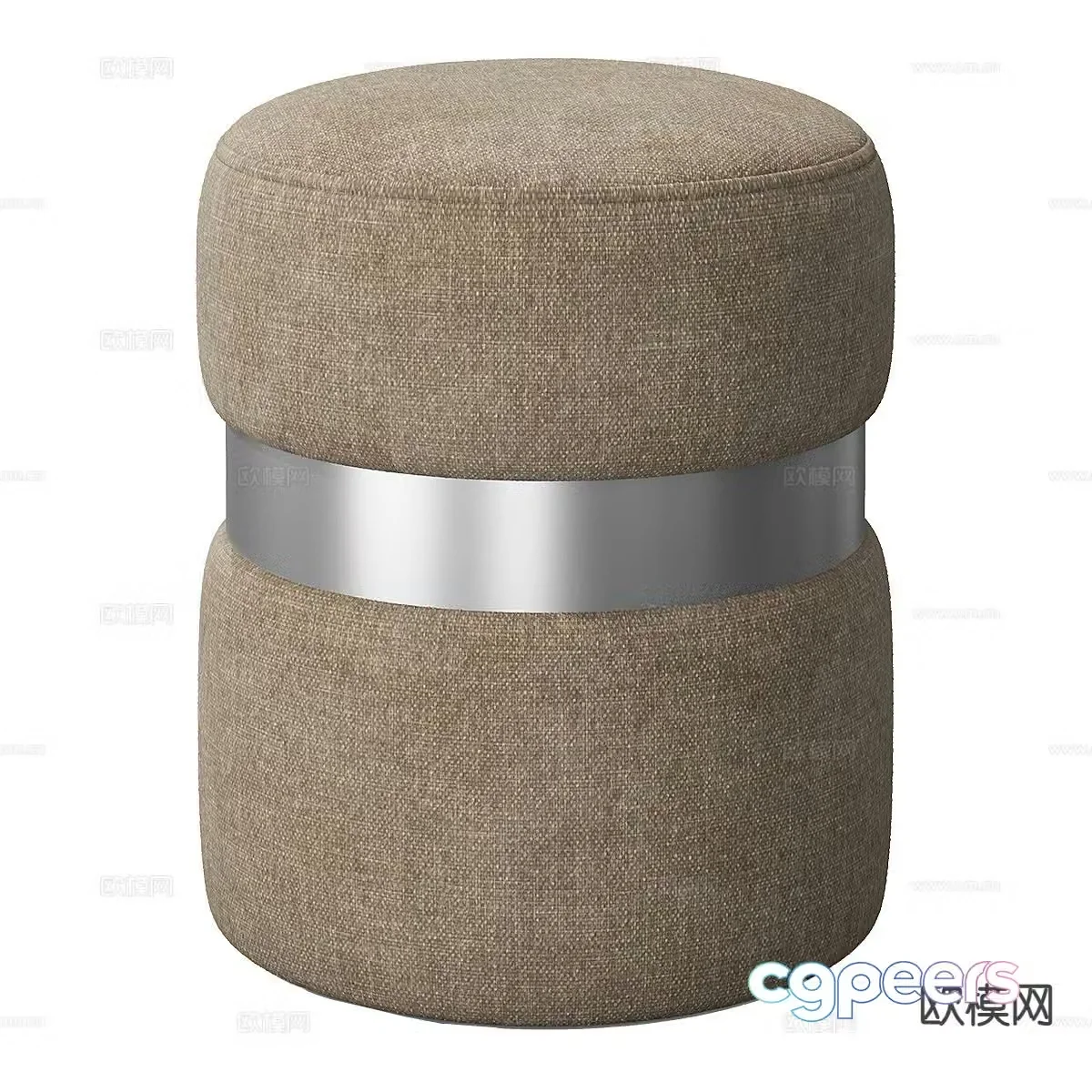 Sofa stool low stool stool round stool 3d model