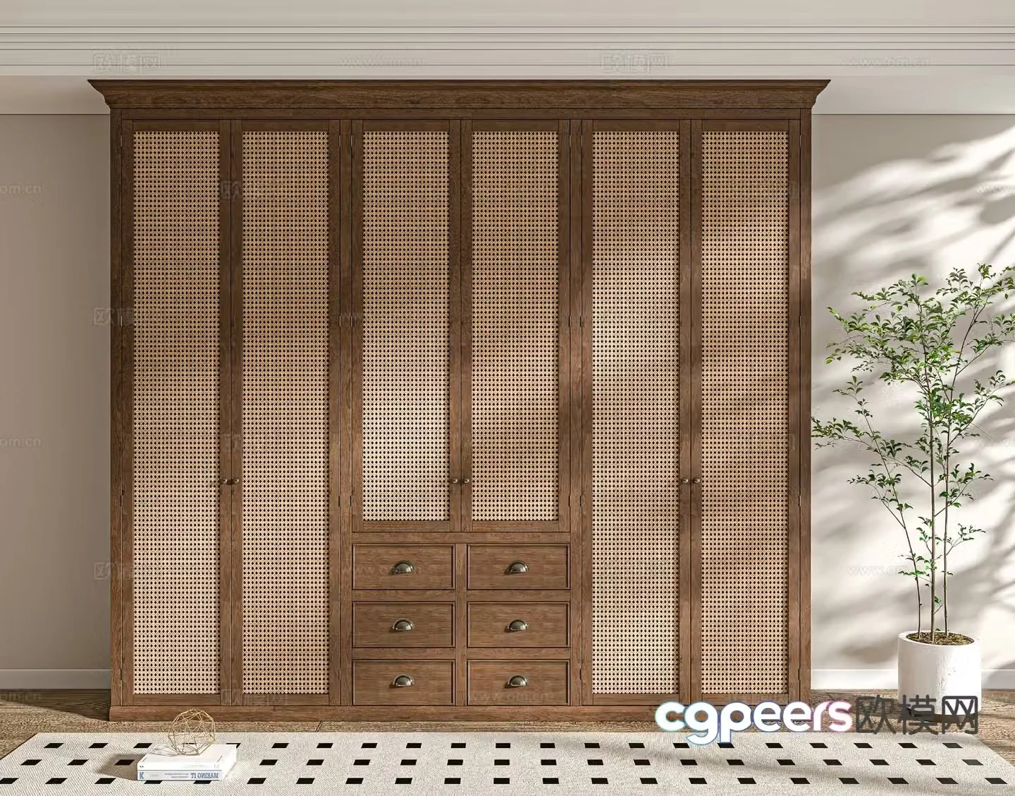 wabi-sabi wardrobe wardrobe 3d model