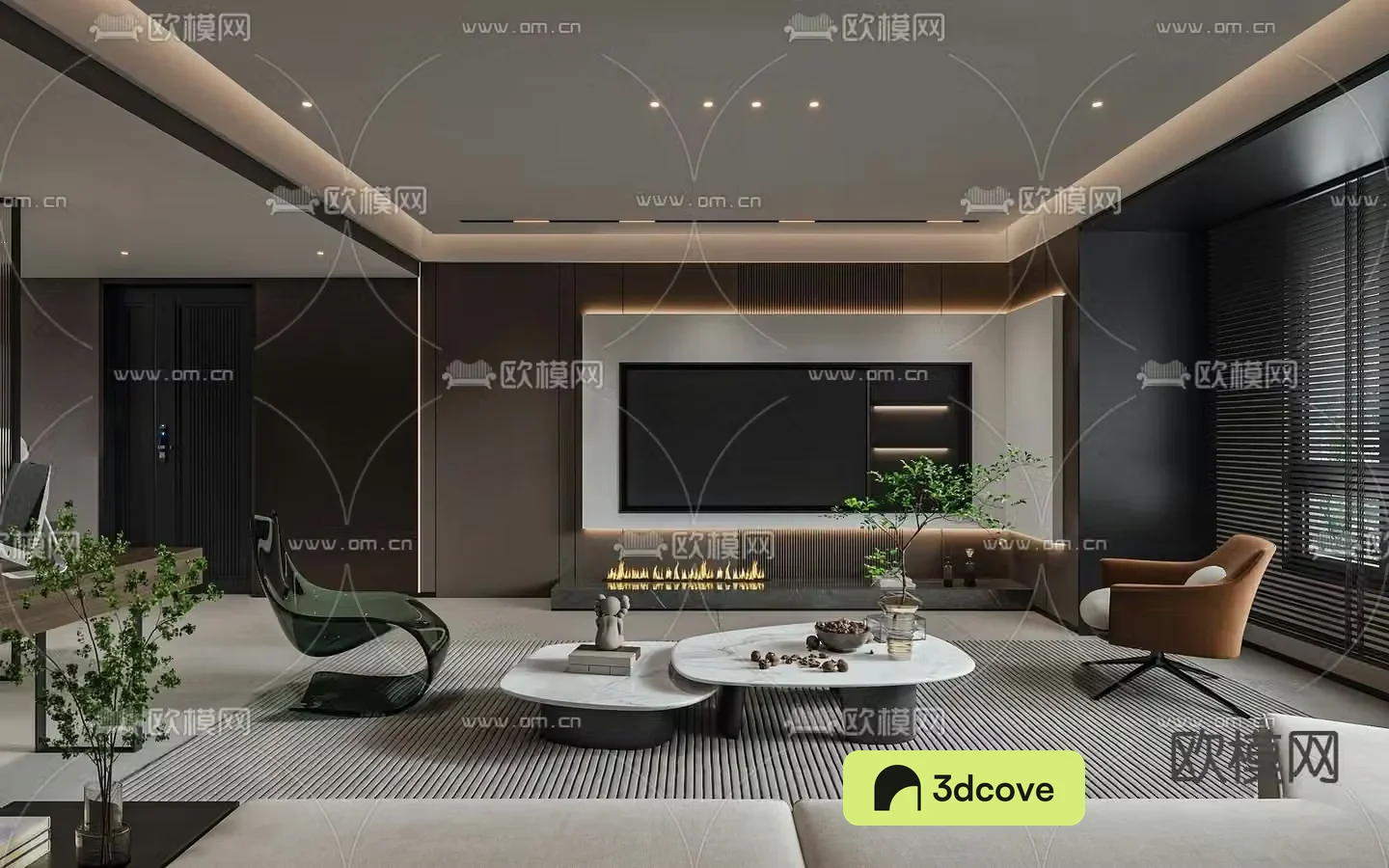 Light luxury living room