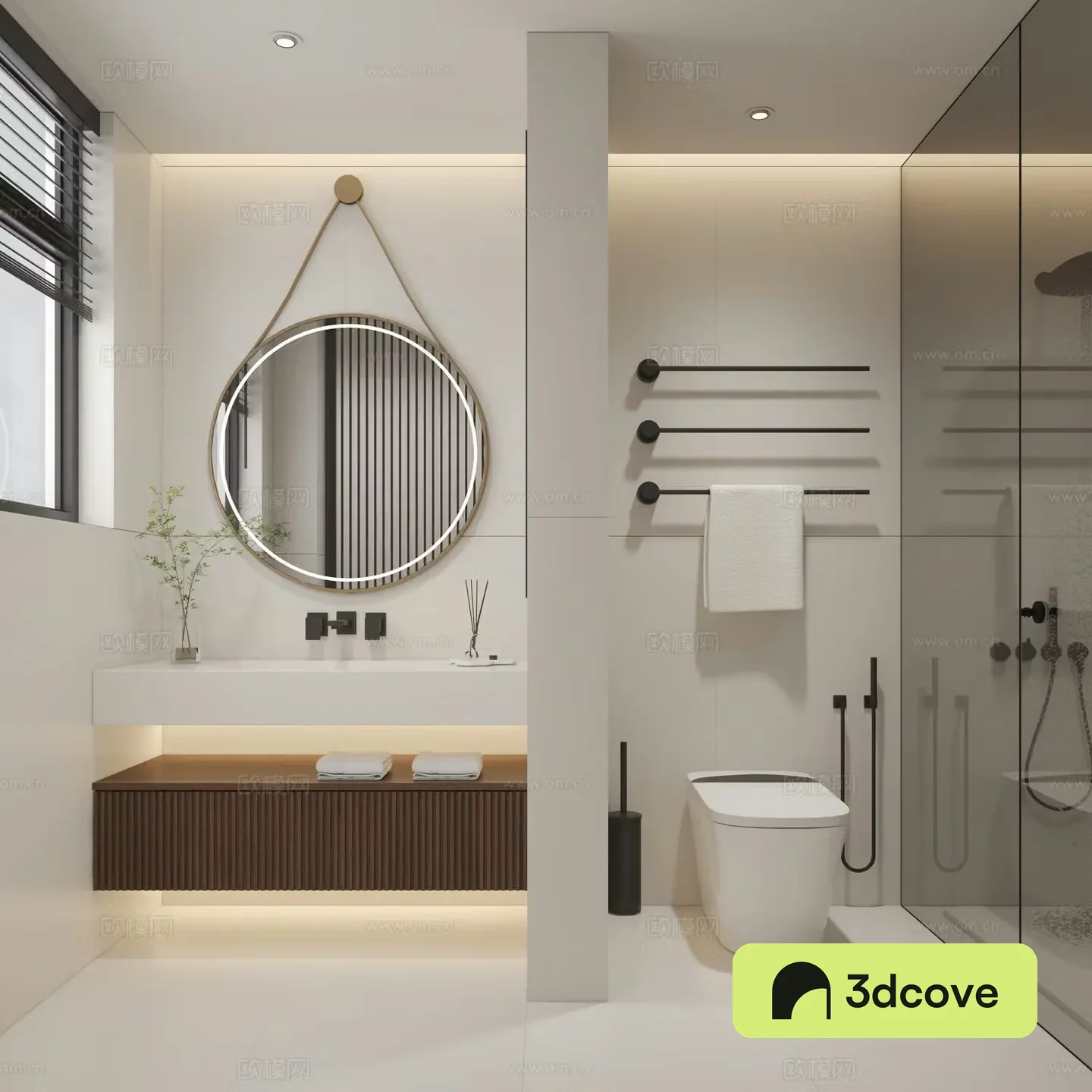 Modern new Chinese bathroom