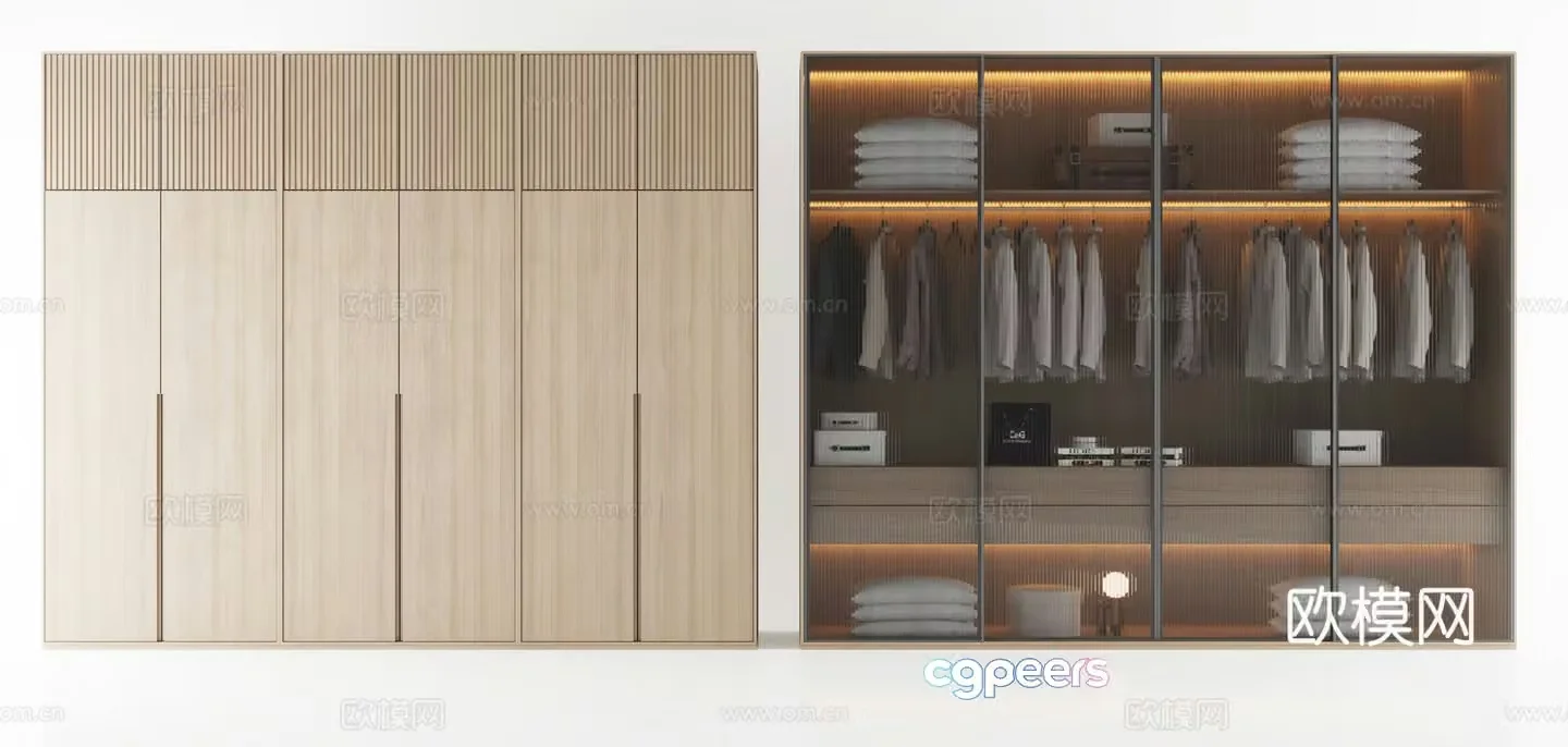 Wardrobe cabinet 3d model