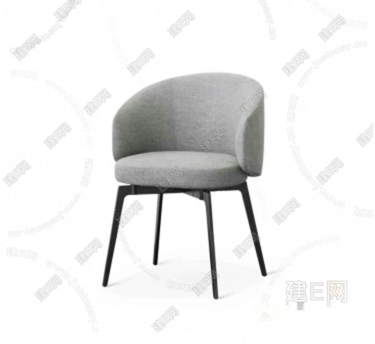 A Gray Chair 3D Model – 22079 – VRAY Render