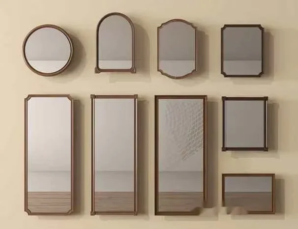 A Collection Of Wall Mirrors 3D Model – 7717 – VRAY Render