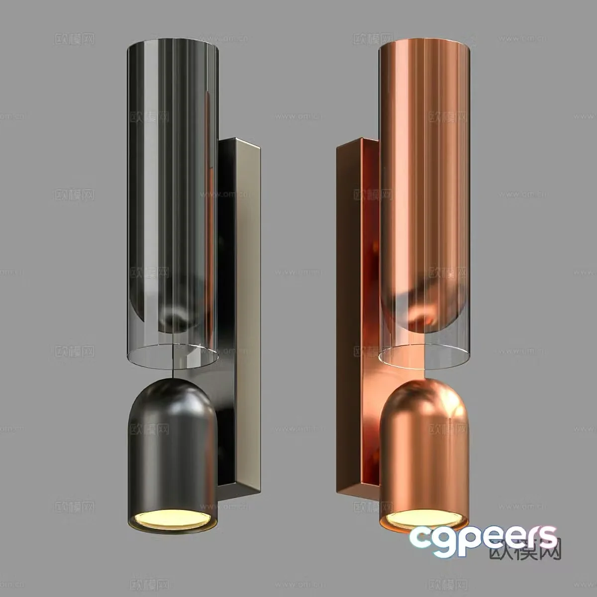 Light luxury wall lamp 3D model