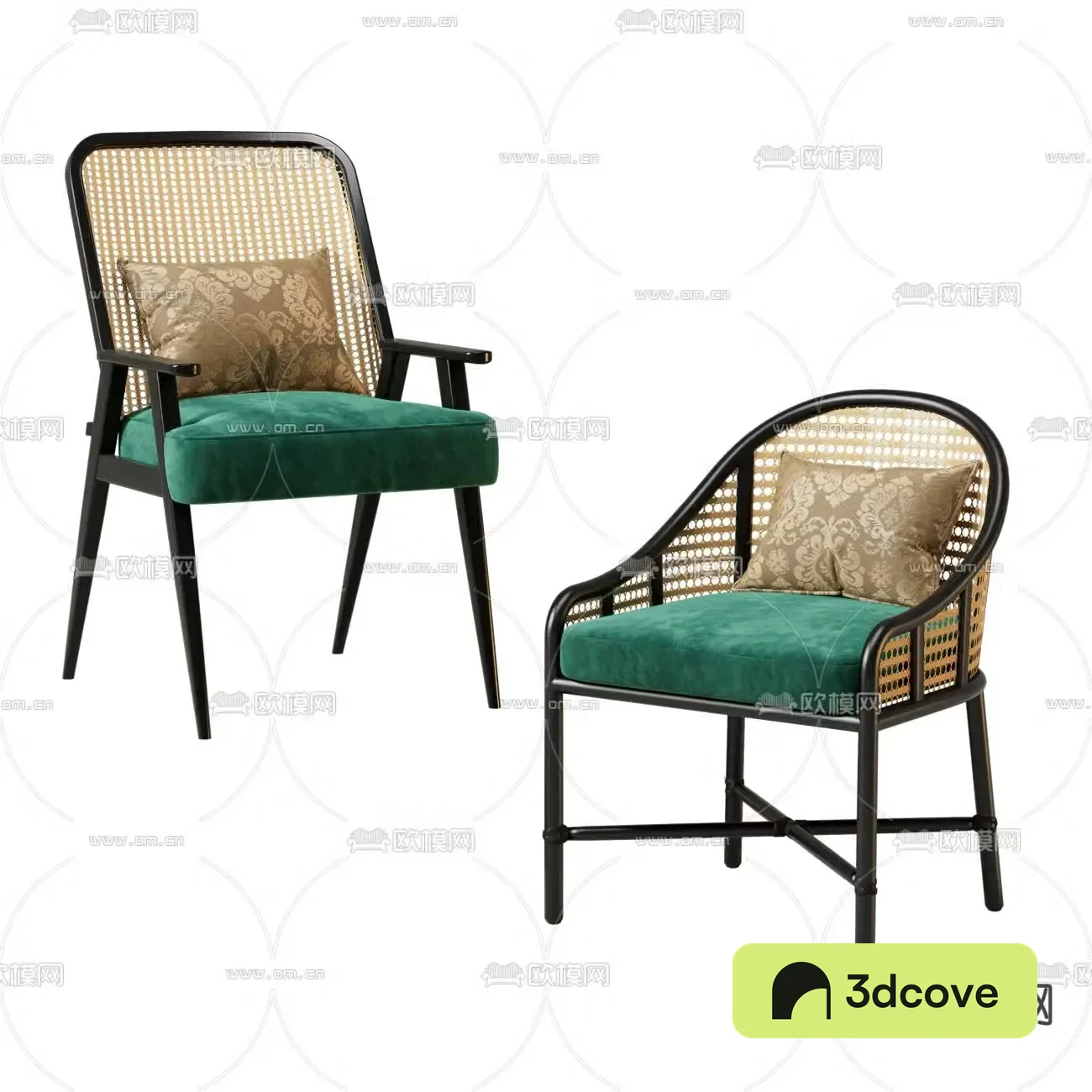 Medieval style rattan chair leisure chair