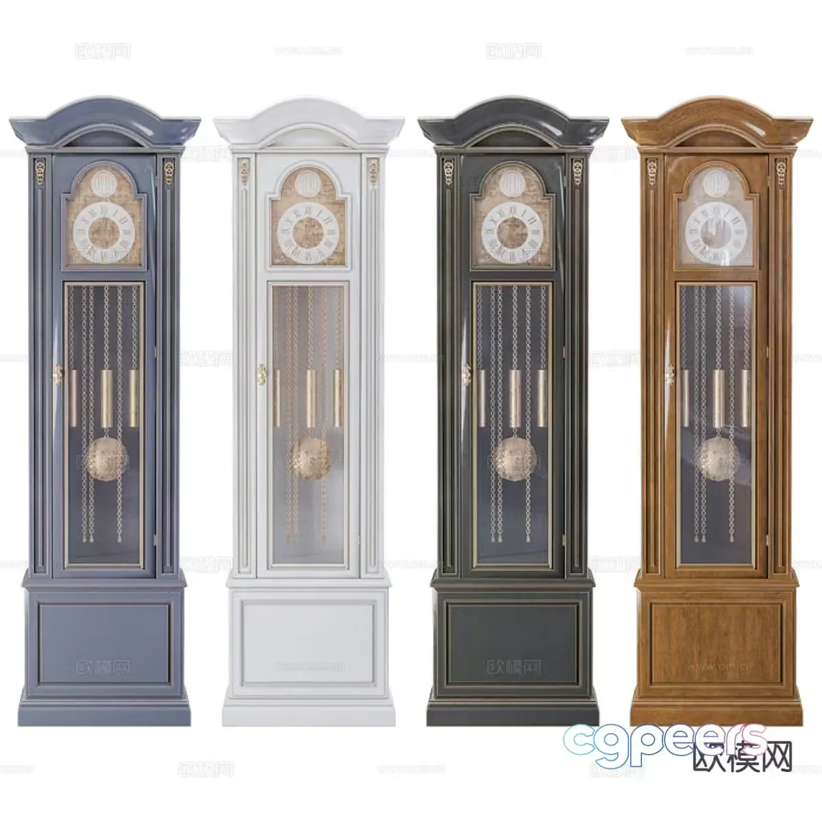 clock table clock 3d model
