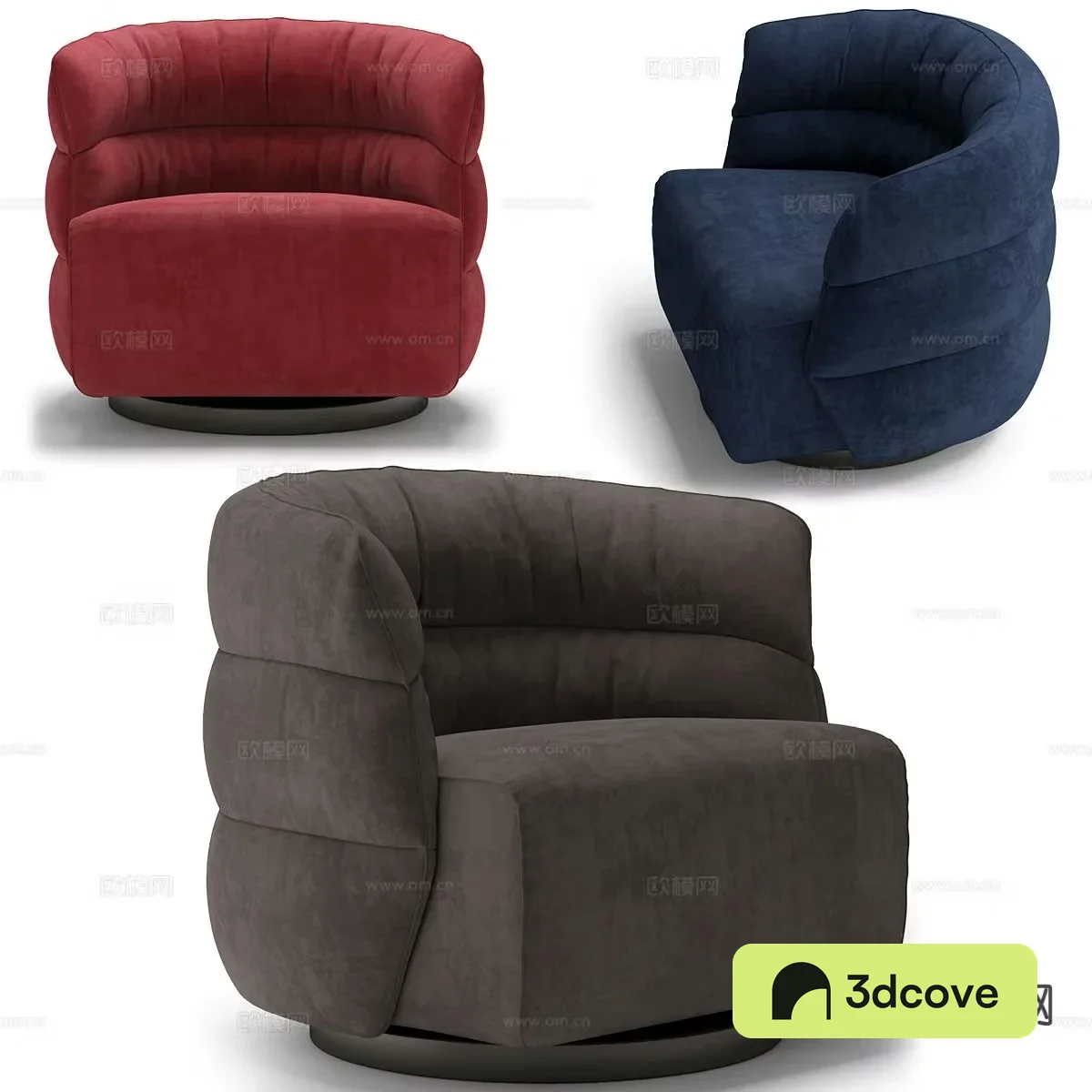 Modern single sofa casual sofa