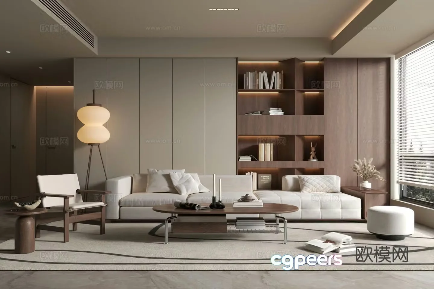 Medieval style living room 3D model