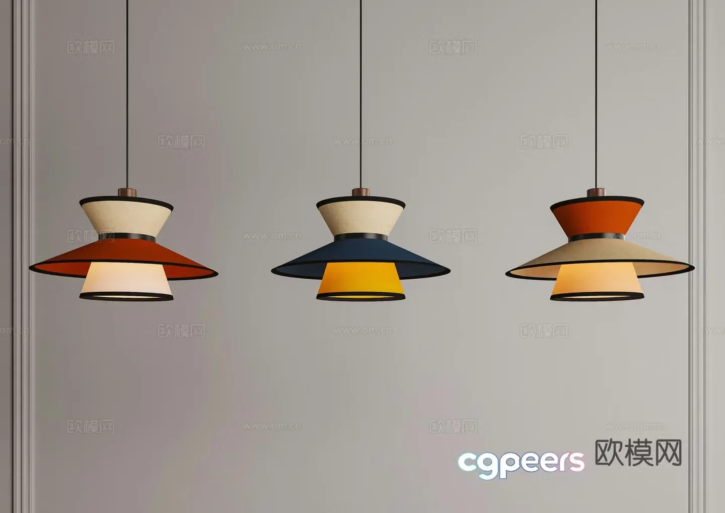 Wasabi Chandelier Southeast Asian Chandelier New Chinese Chandelier Zen Chandelier Restaurant Chandelier 3D Model