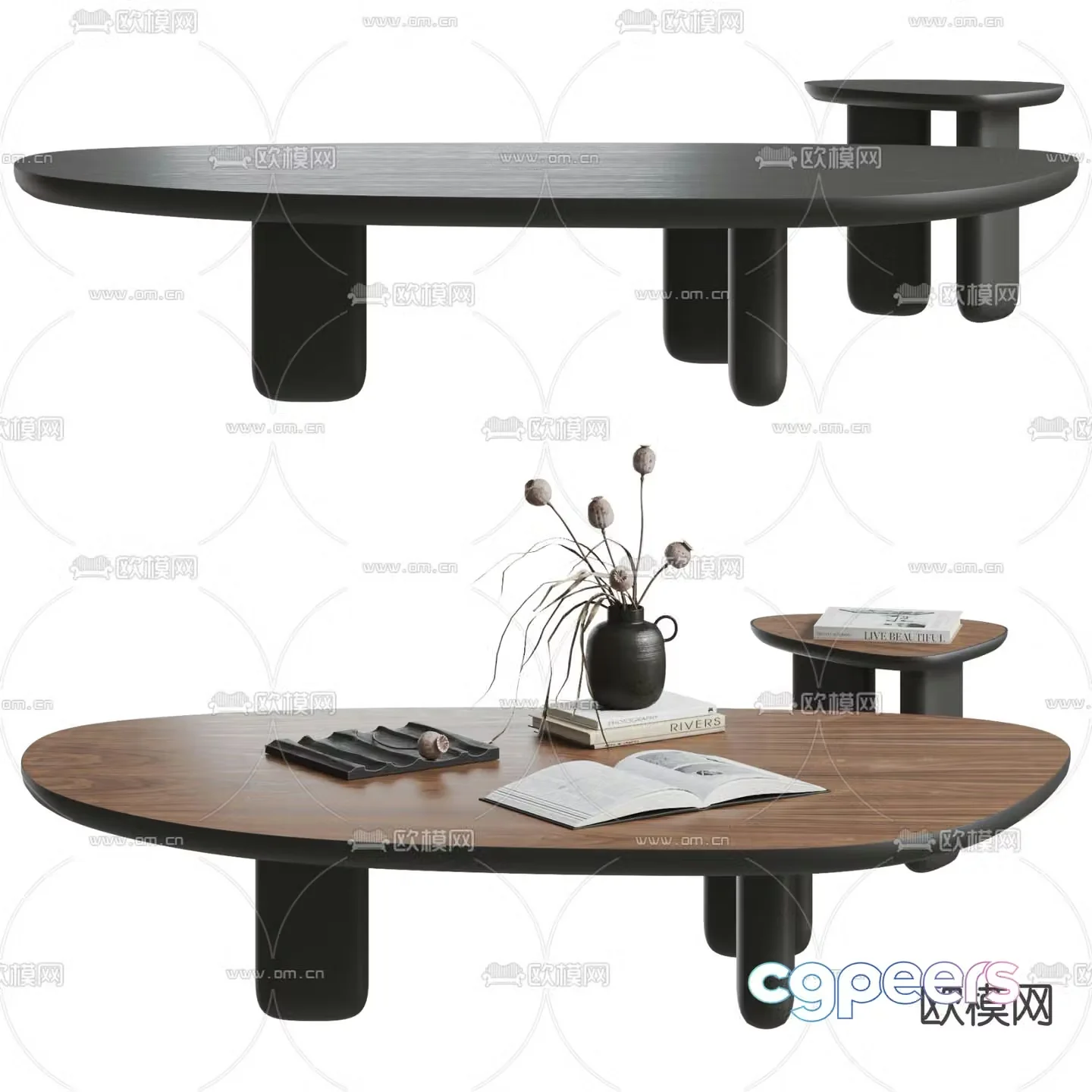 3D model of mother-in-law coffee table
