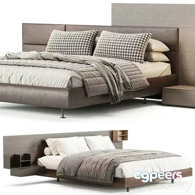 3ds Max Free – FREEPORT Bed by Diotti