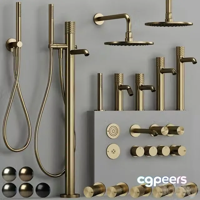 3ds Max Free – GESSI HABITO bathroom faucet collection 1