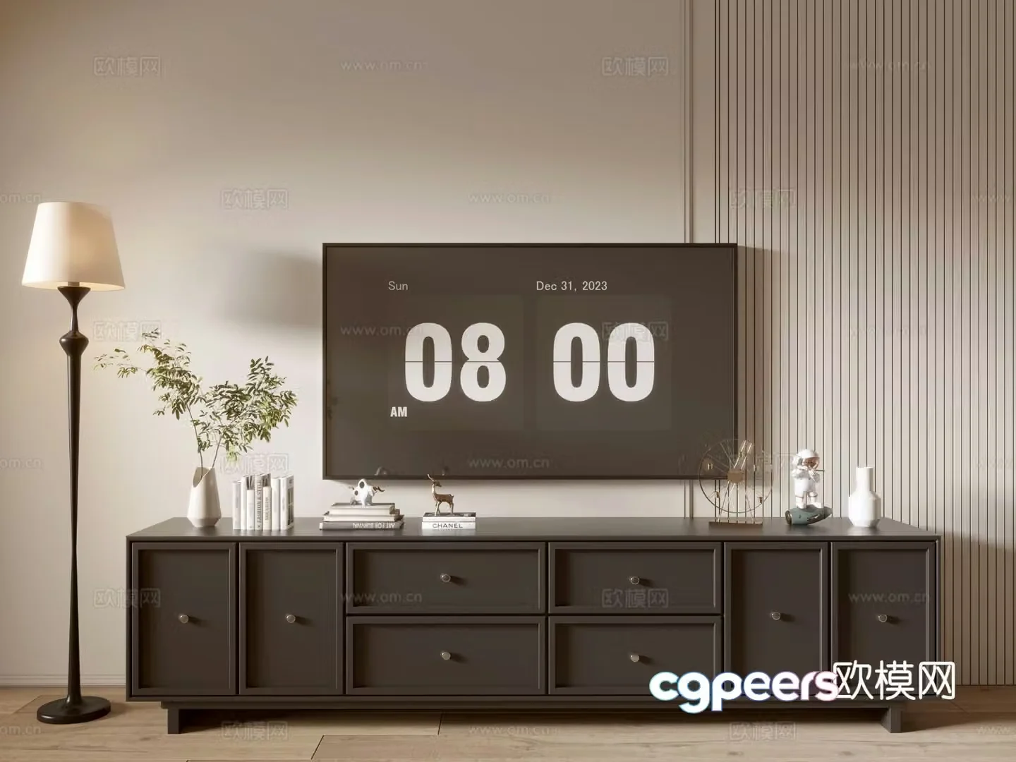 Modern TV cabinet 3d model
