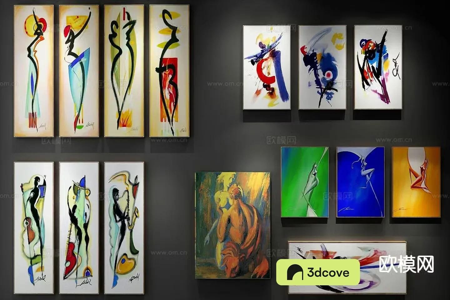 Decorative painting oil painting art painting hanging painting