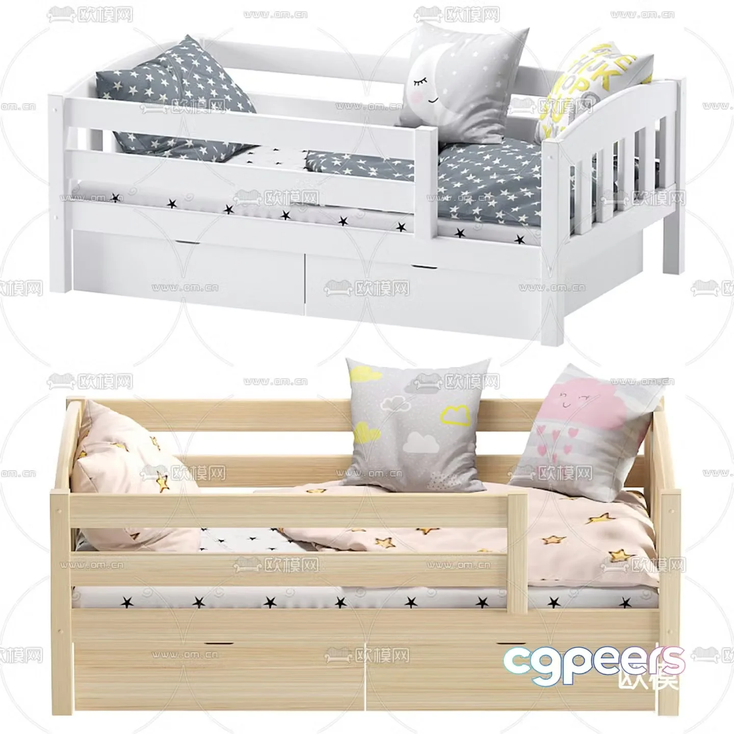 Children’s bed 3d model