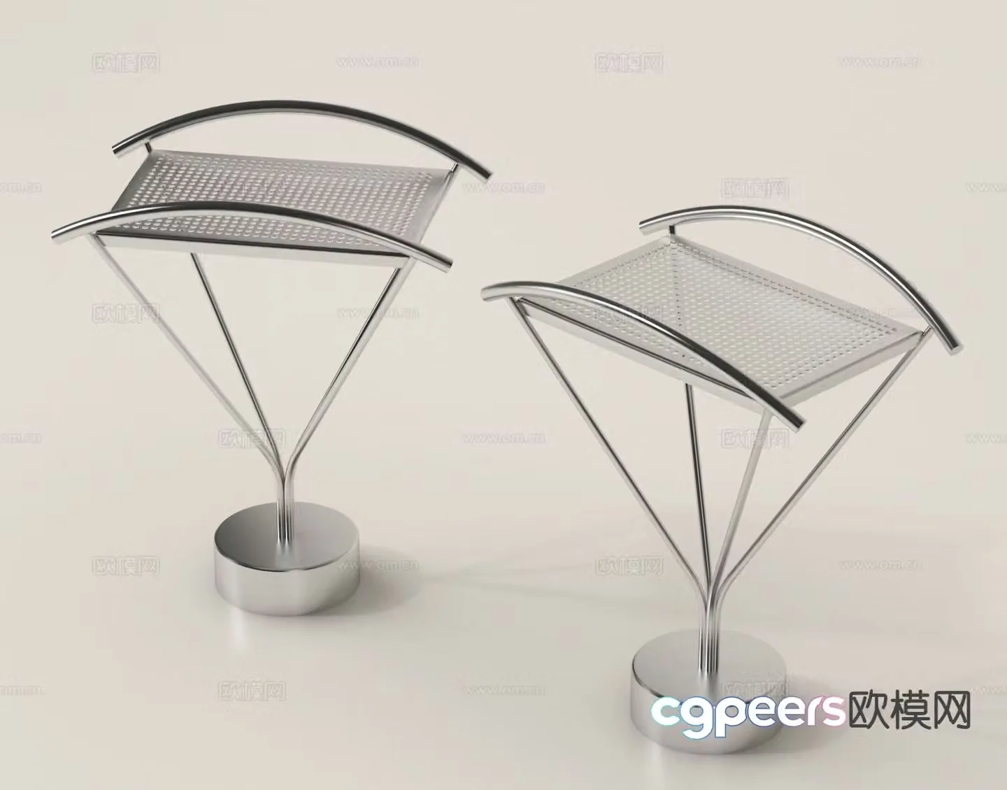 Simple coffee table square coffee table 3d model