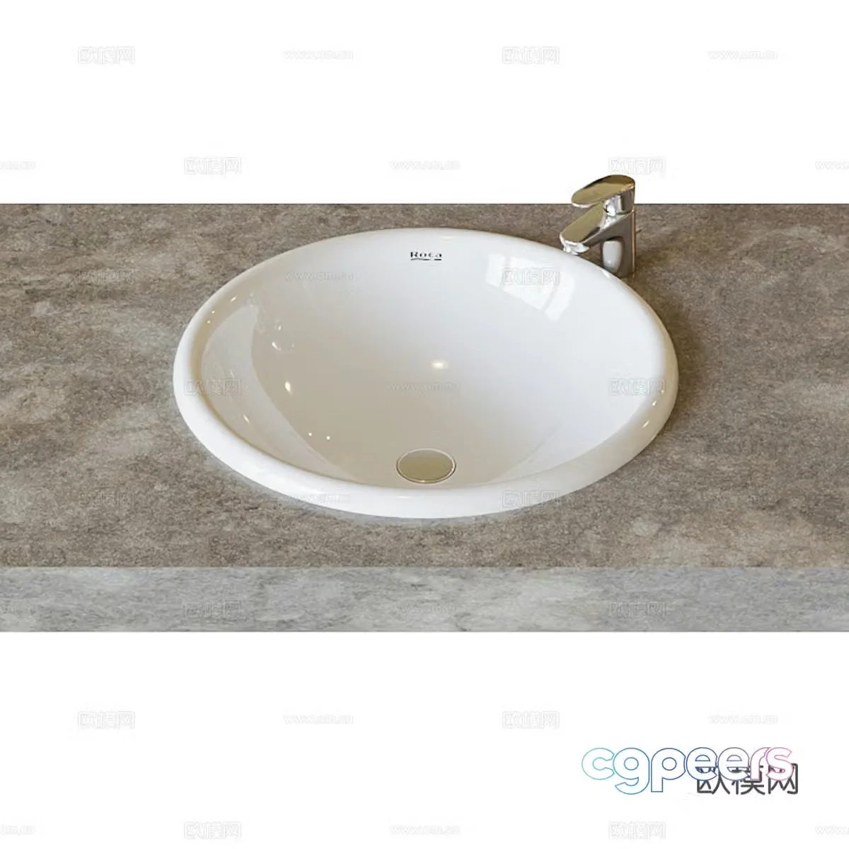 Modern washbasin washbasin 3d model