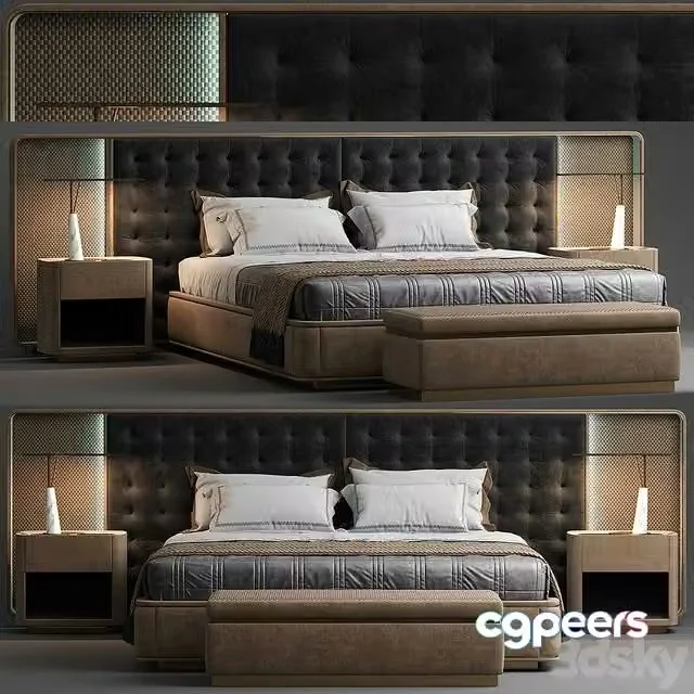 3ds Max Free – The visionnaire Ripley bed