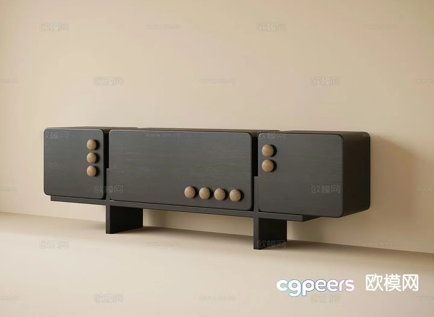 Modern TV cabinet 3d model