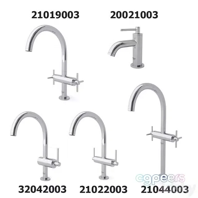 3ds Max Free – Mixers Grohe Atrio New SET 1