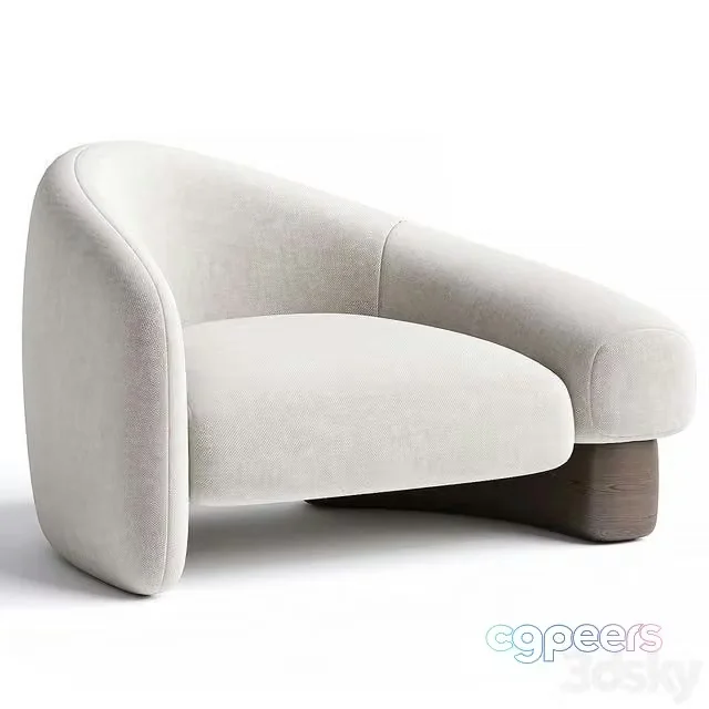 3ds Max Free – Raphael Navot Acrostic Overlay Armchair Left