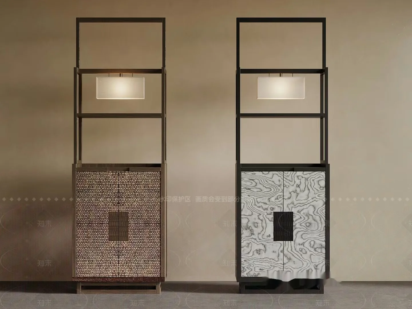 Modern Tall Cabinets 3D Model – 6153 – VRAY Render