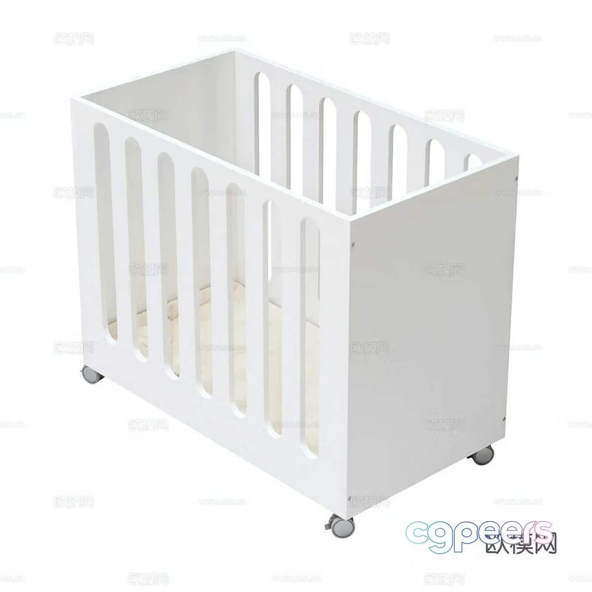 Crib 3d model