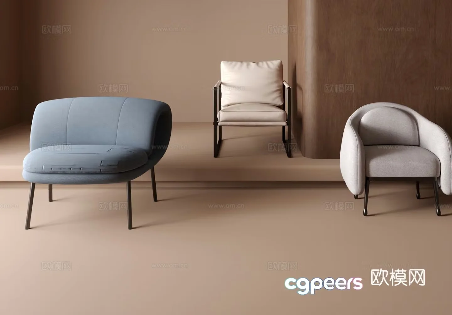 Sofa chair leisure chair 3d model