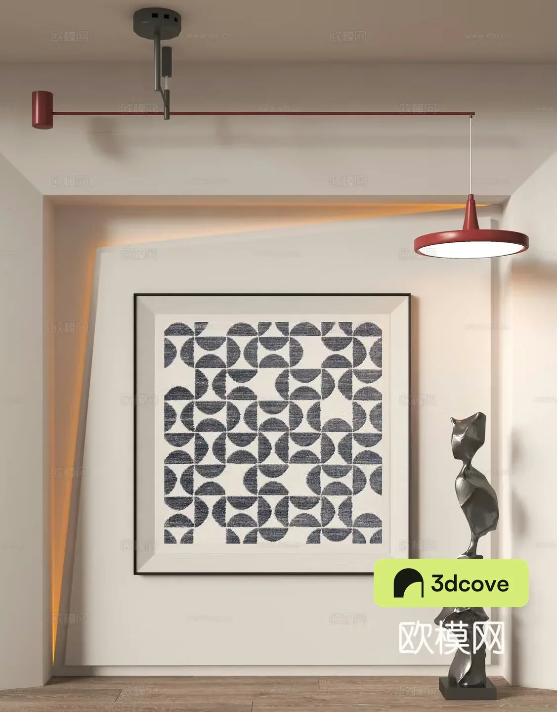 Modern decorative paintings chandelier decorative ornaments