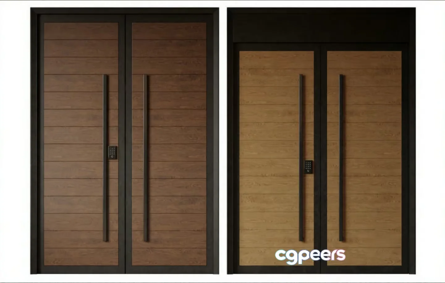 Modern Front Doors 3D Model – 14197 – CORONA Render