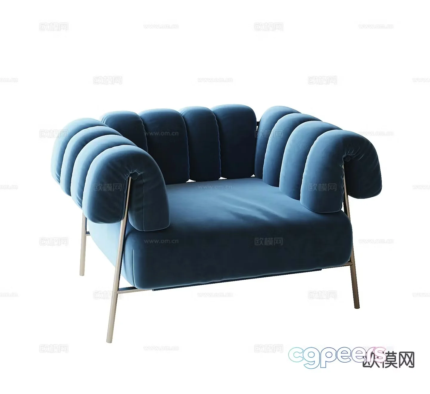 Modern chair sofa chair leisure chair 3d model