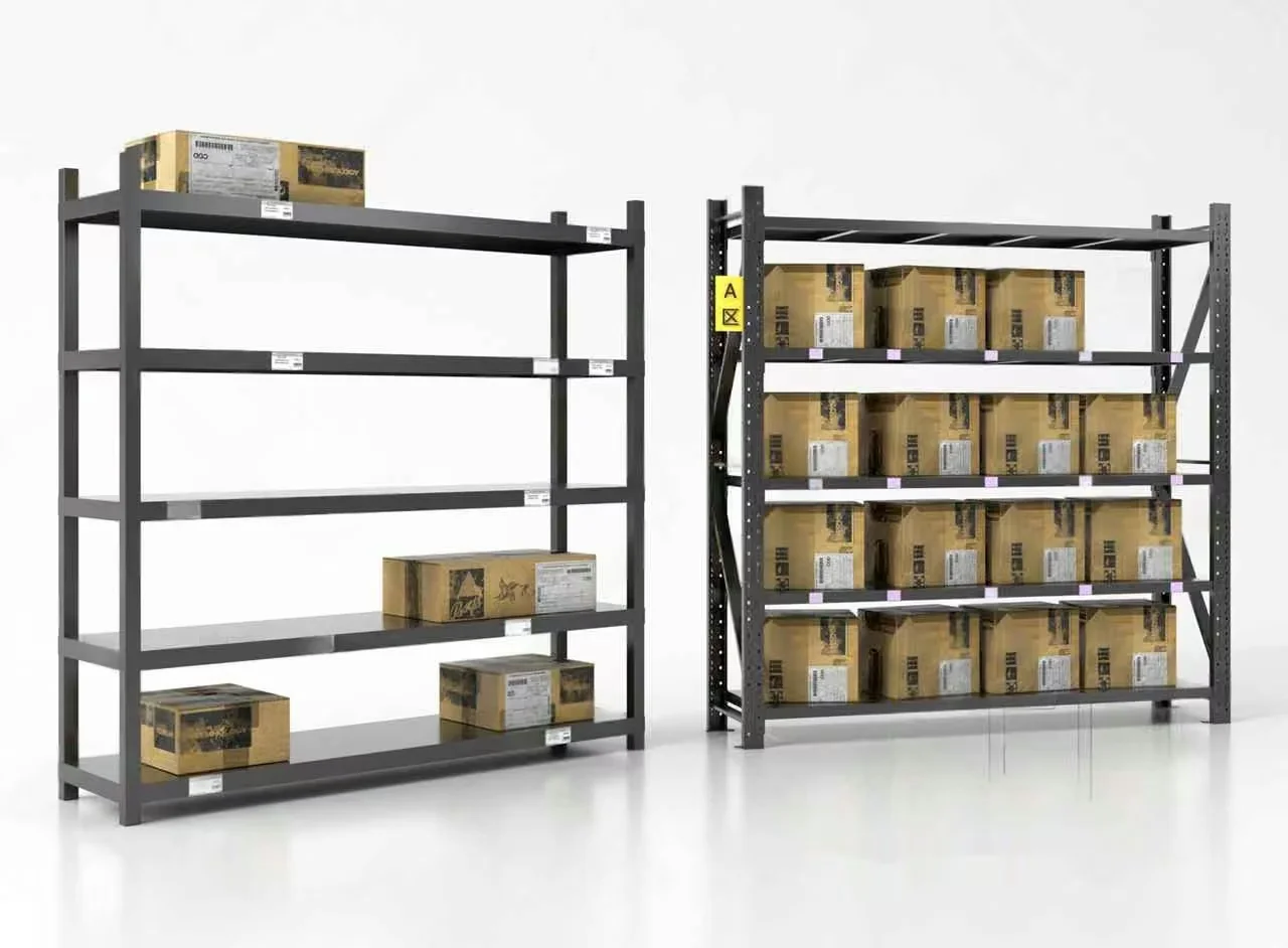Shelves With Packages 3D Model – 4061 – VRAY Render