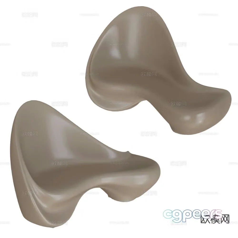 Serralunga shaped sofa 3d model