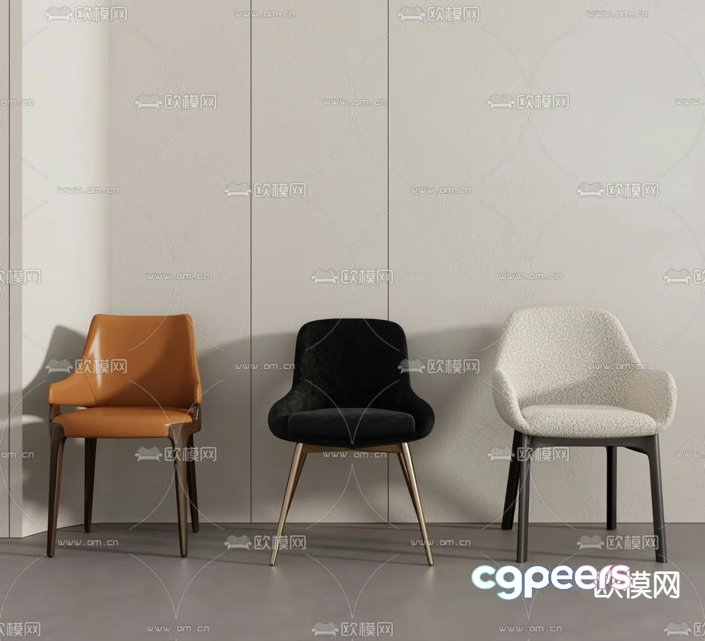 chair dining chair 3d model