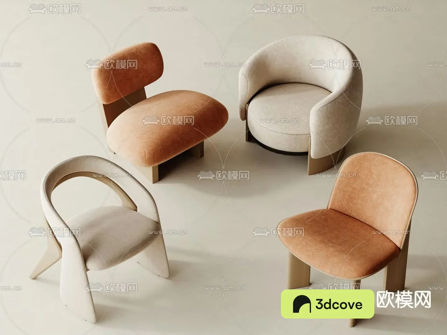 Modern single sofa