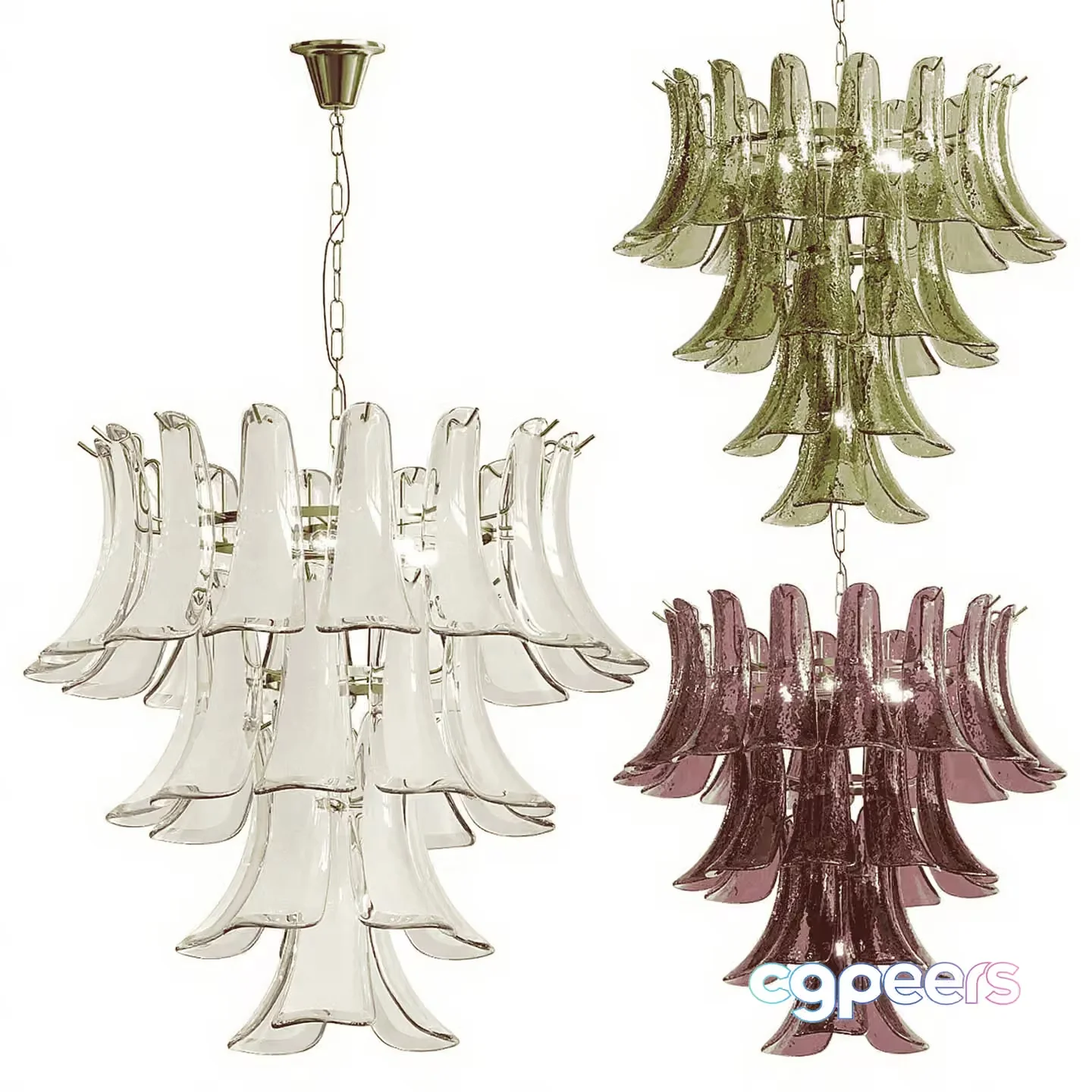 Gold Light Fixture 3D Model – 14219 – CORONA Render