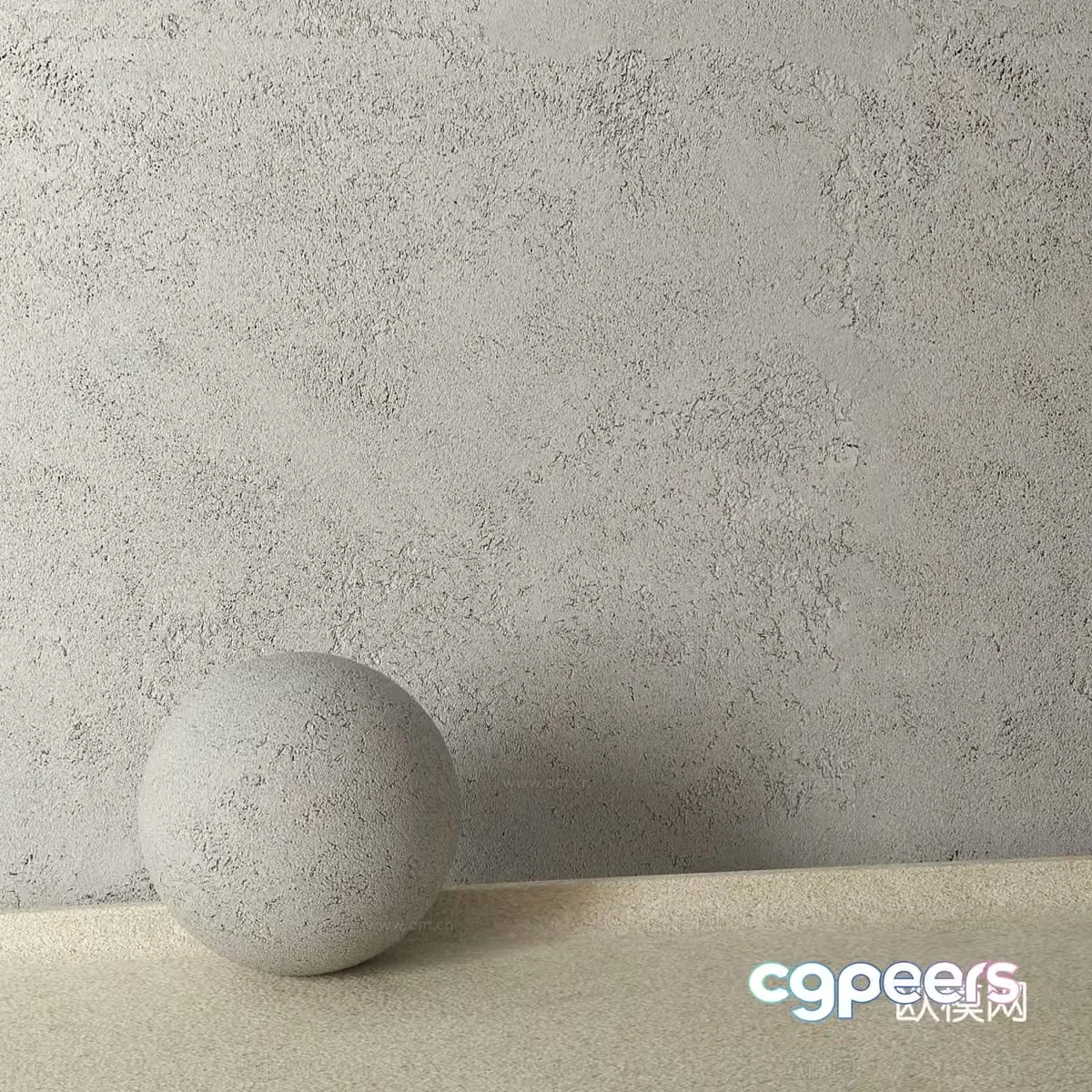 Modern latex paint texture paint microcement 3D model