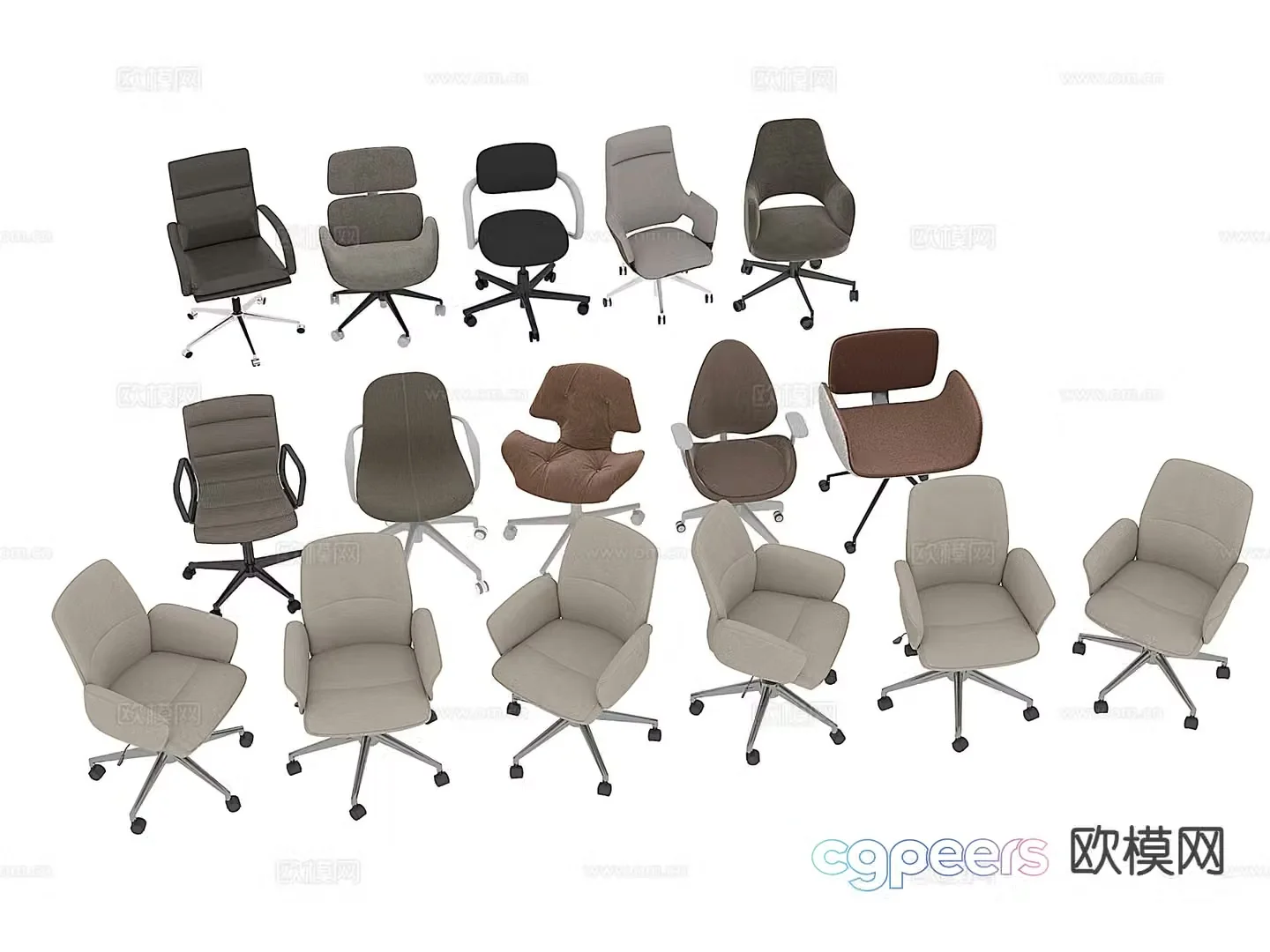 Office chair 3d model