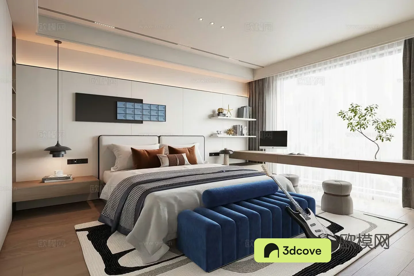 Modern bedroom boy’s room