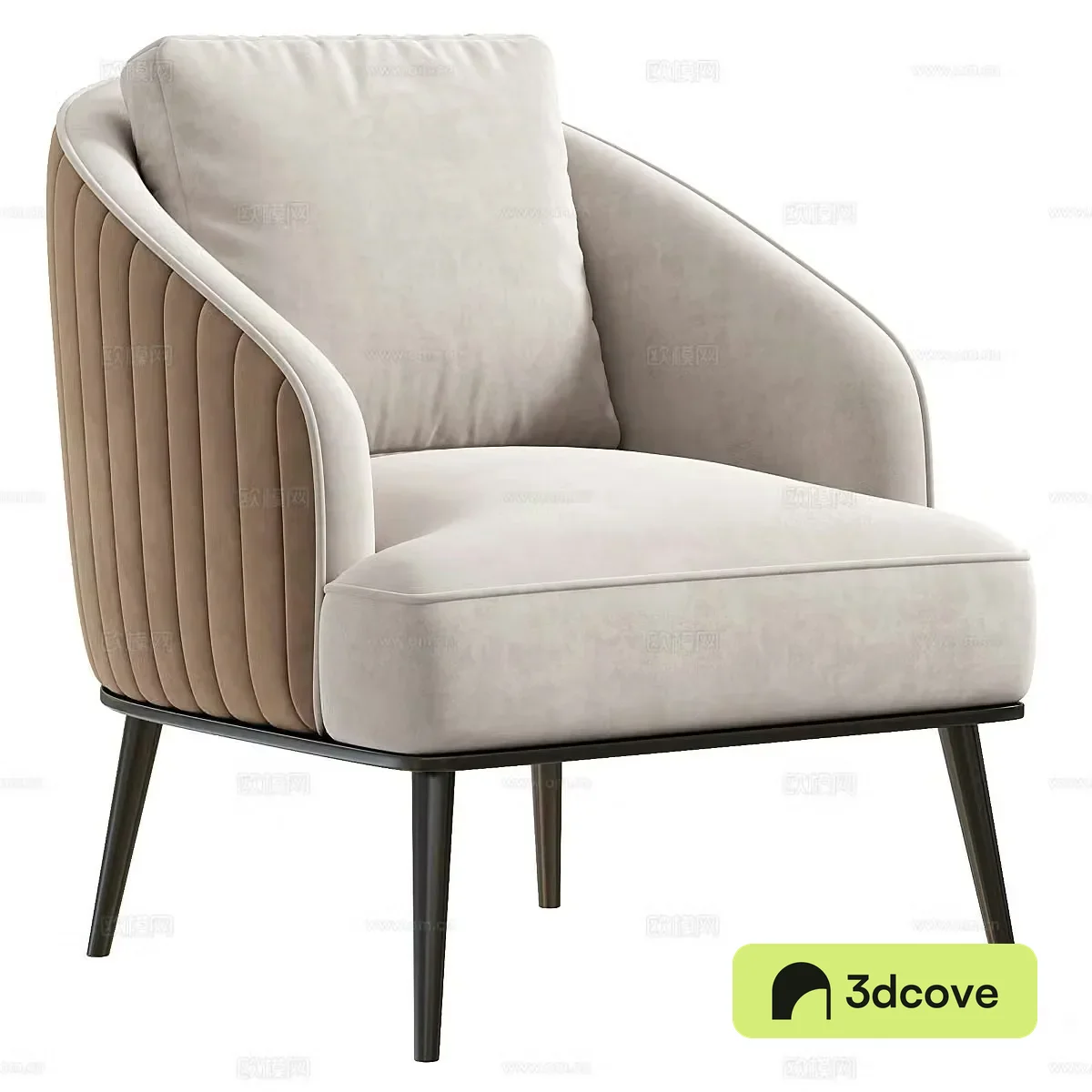 New Chinese style light luxury SHELBY armchair