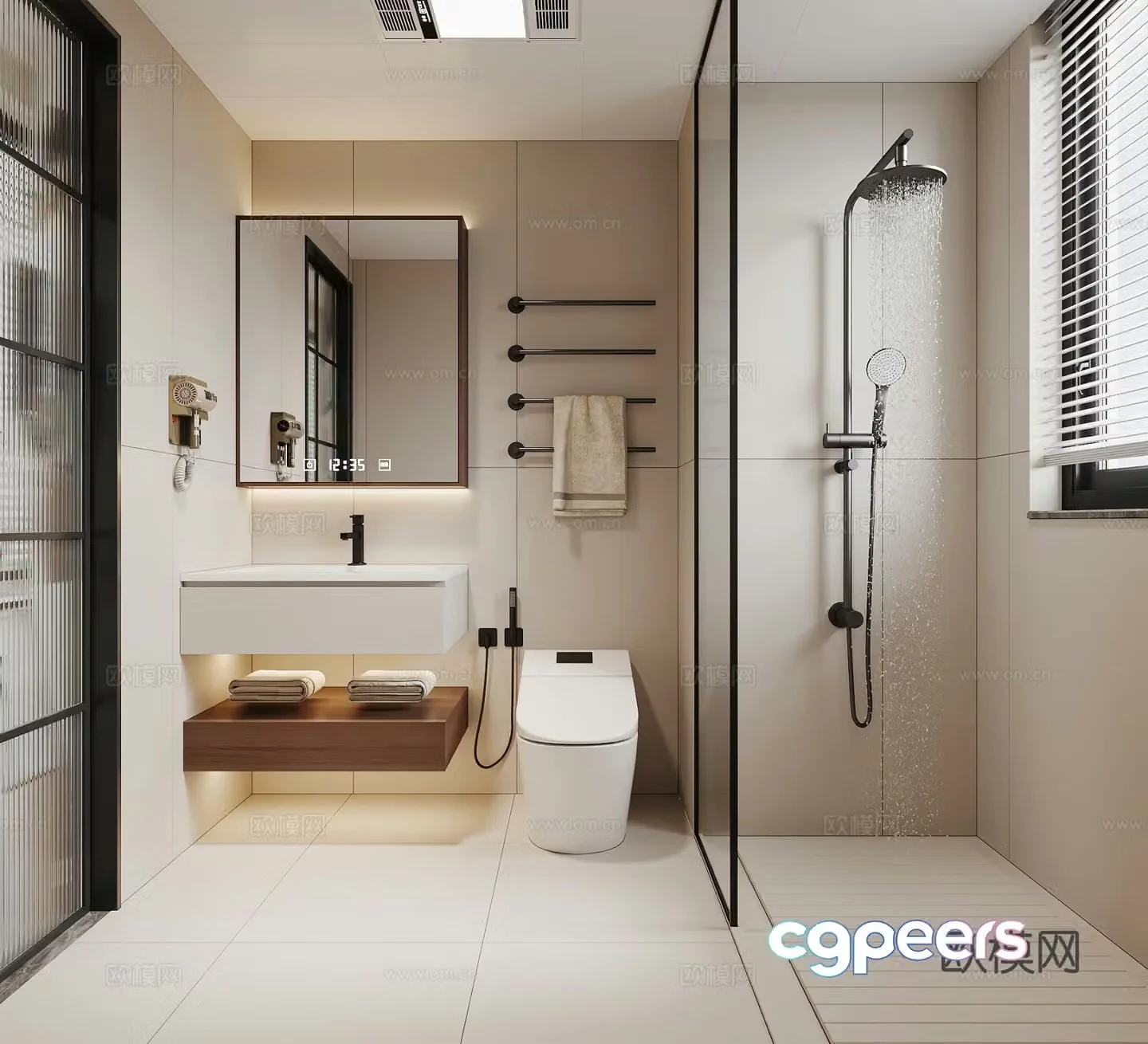 Wasabi Bathroom 3D Model