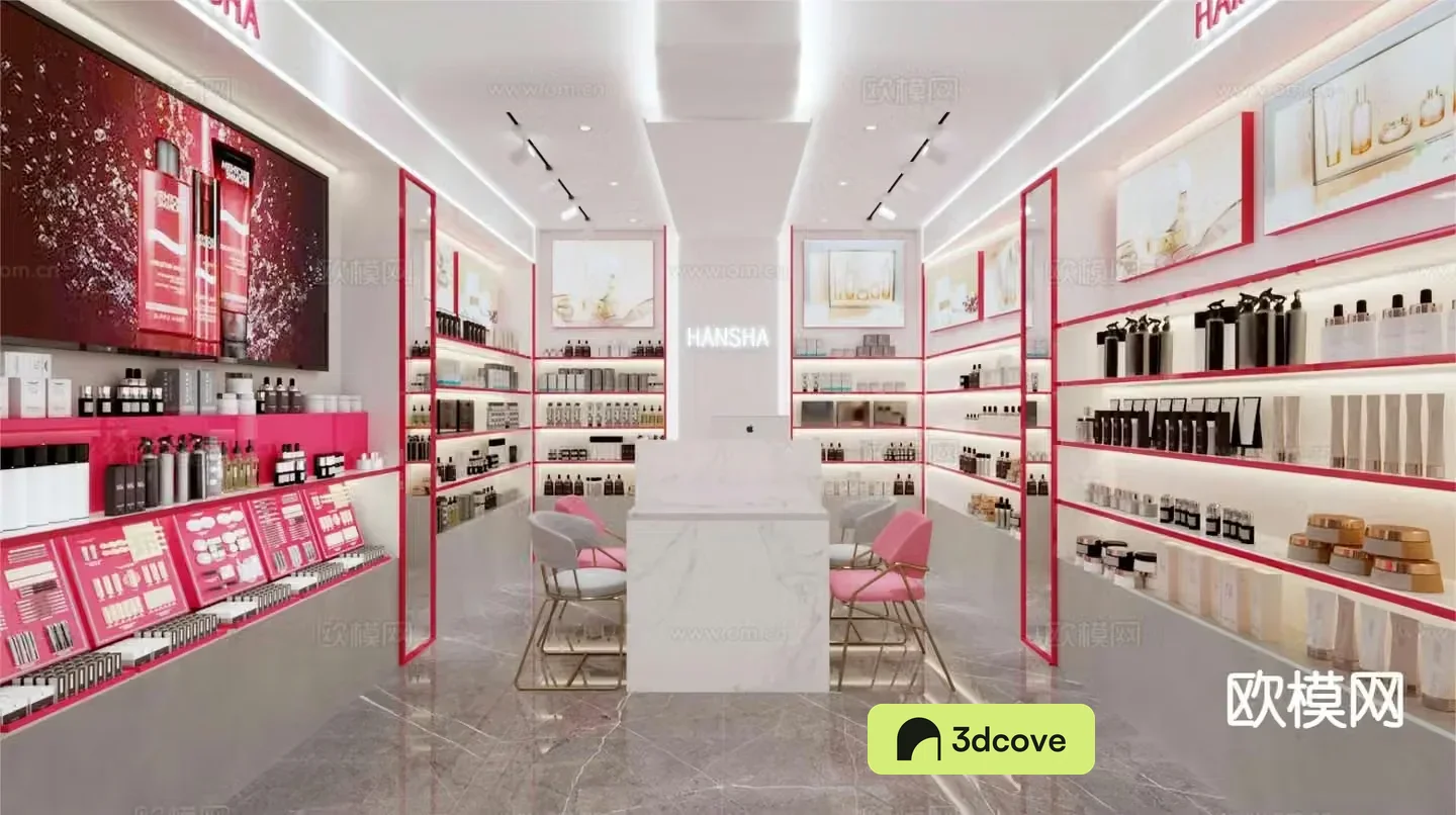 Modern beauty store Cosmetic store