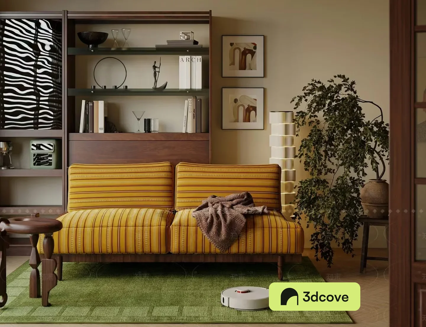 Mid-Century Modern Sofa