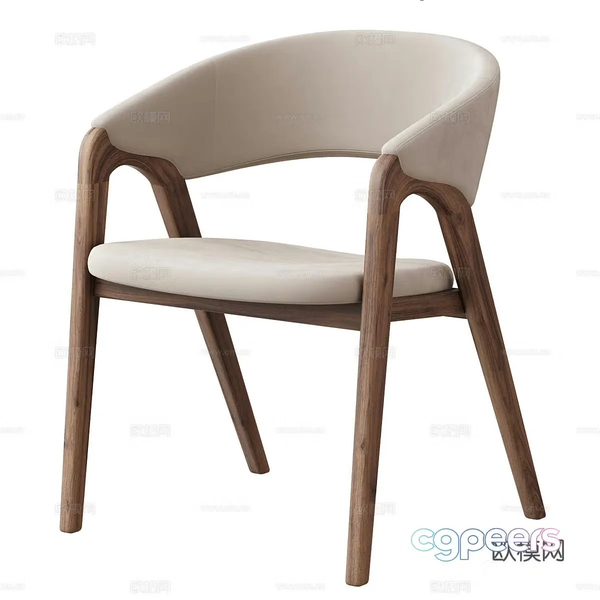 New Chinese ARC armchair 3d model