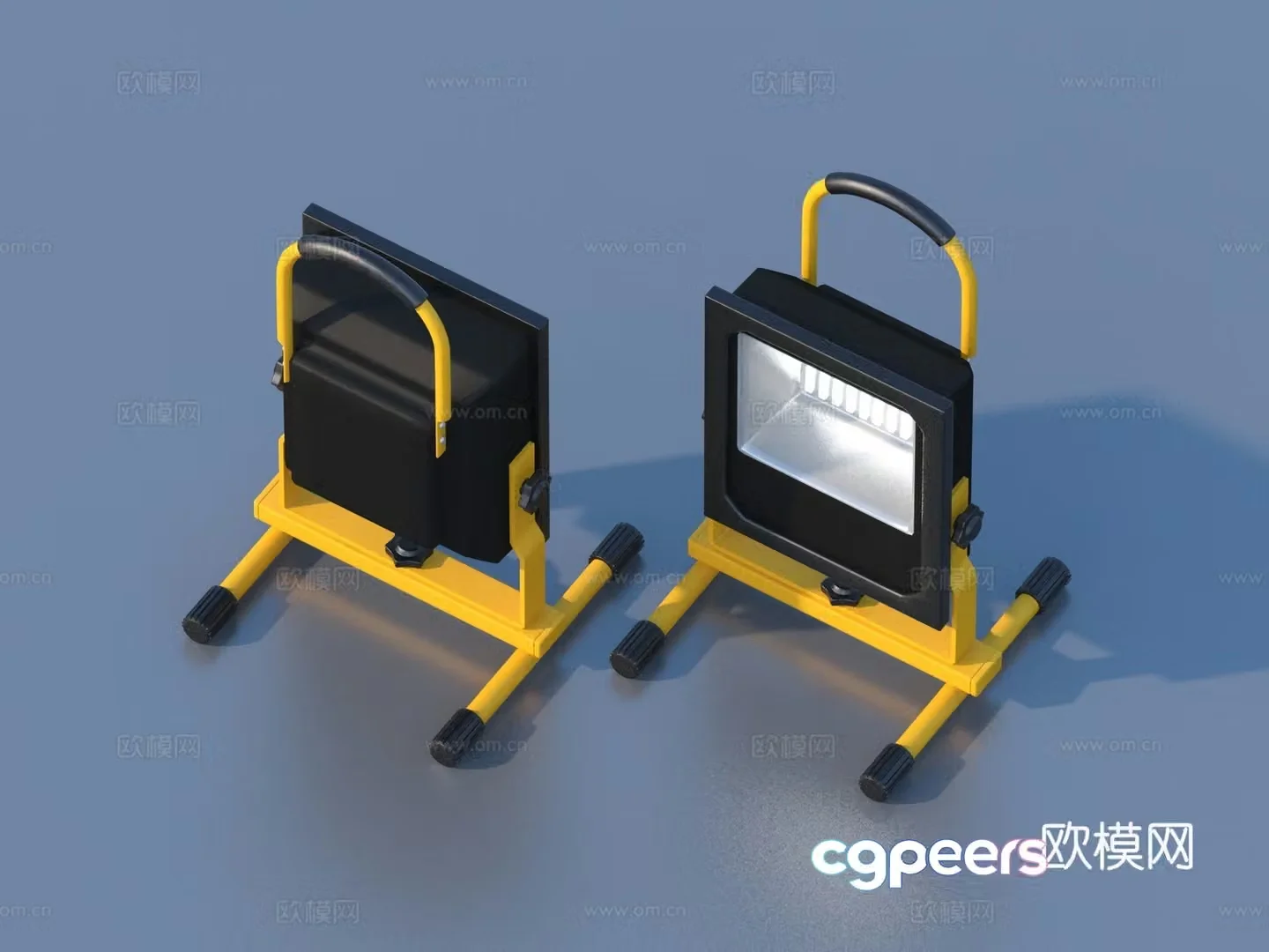 Searchlight Spotlight Stage Lamp 3D Model
